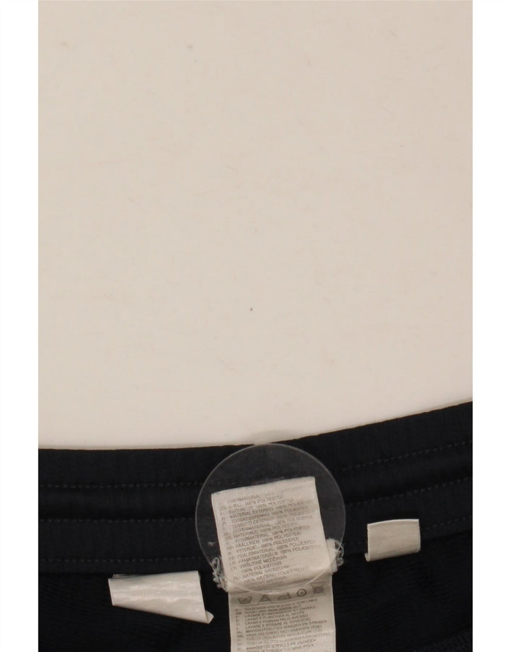 Pantaloncini sportivi da uomo Adidas medi in poliestere blu navy