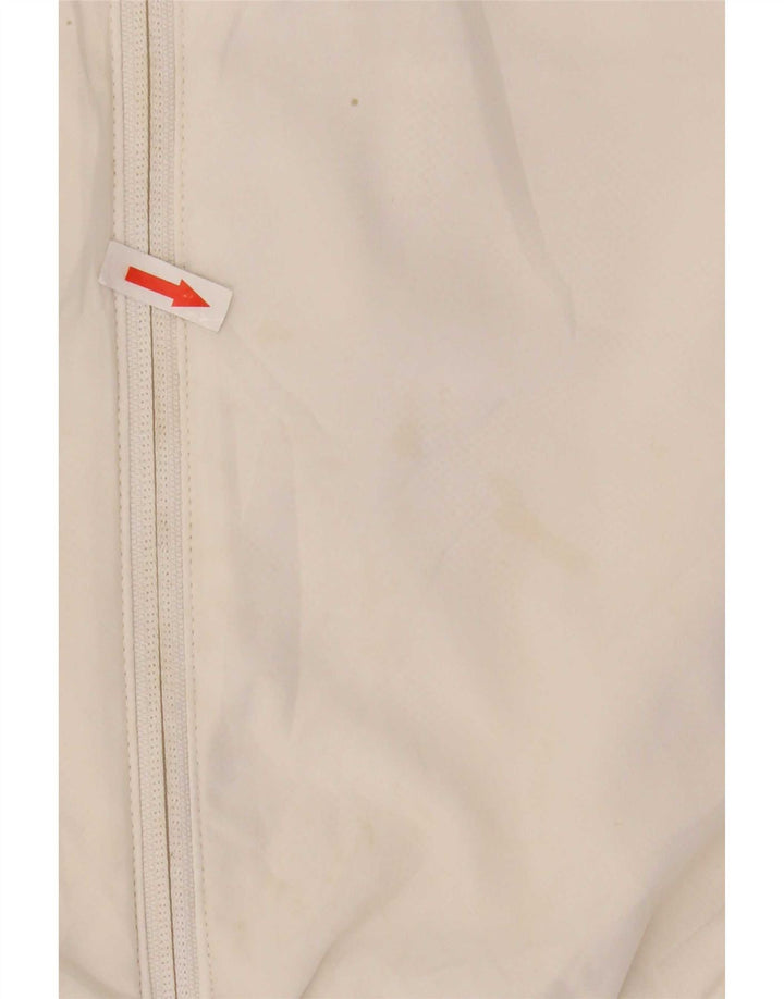 Giacca da tuta da uomo Puma Large in poliestere color block bianco