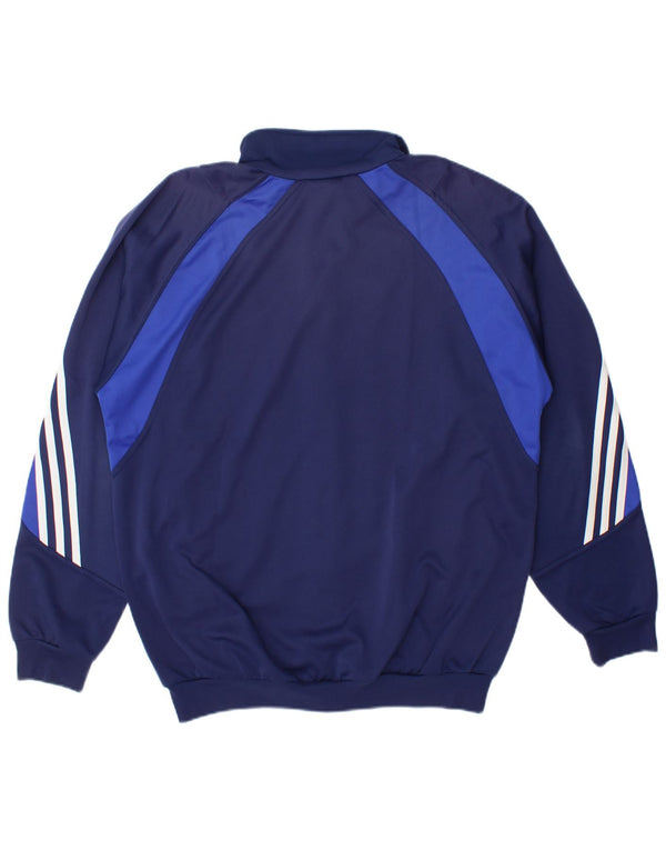 Giacca da tuta da uomo Adidas Climalite UK 40/42 Medio Blu Navy