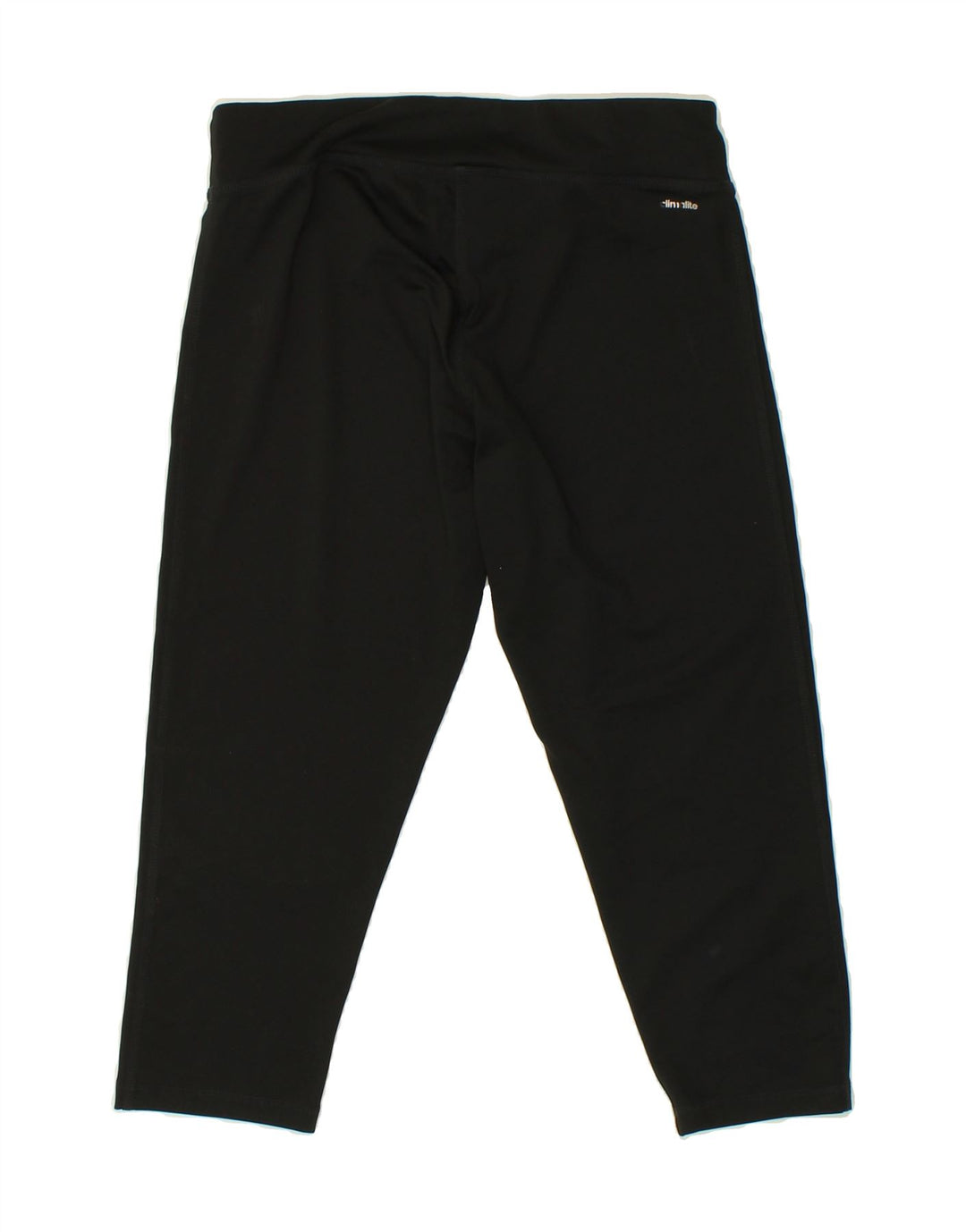 ADIDAS Womens Climalite Capri Leggings UK 12/14 Medium Black Polyester Vintage Adidas and Second-Hand Adidas from Messina Hembry 