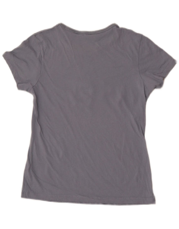 Maglietta grafica da donna Calvin Klein Jeans Top UK 12 Cotone grigio medio