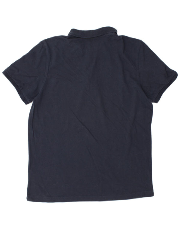Polo da uomo LOTTO XL in cotone blu navy