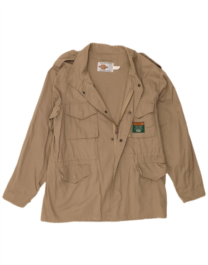 Giacca militare da uomo Wilker UK 38 Cotone beige medio