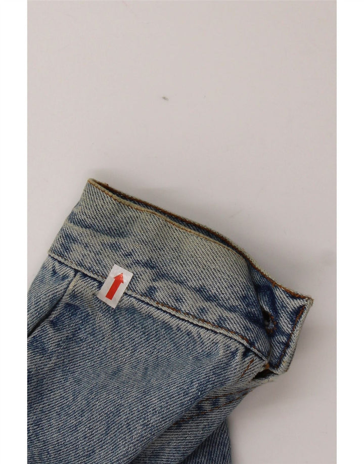 Giacca di jeans vintage da uomo UK 38 cotone blu medio