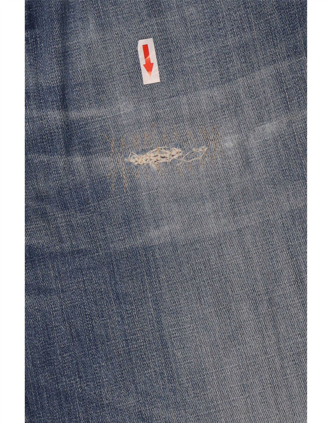 Jeans dritti da donna Armani W32 L30 cotone blu