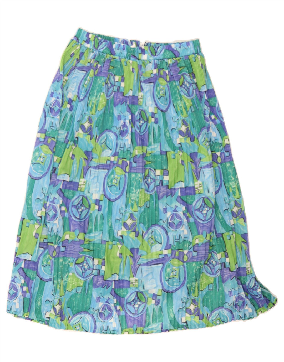 VINTAGE Womens A-Line Skirt IT 42 Medium W28 Multicoloured Vintage Vintage and Second-Hand Vintage from Messina Hembry 