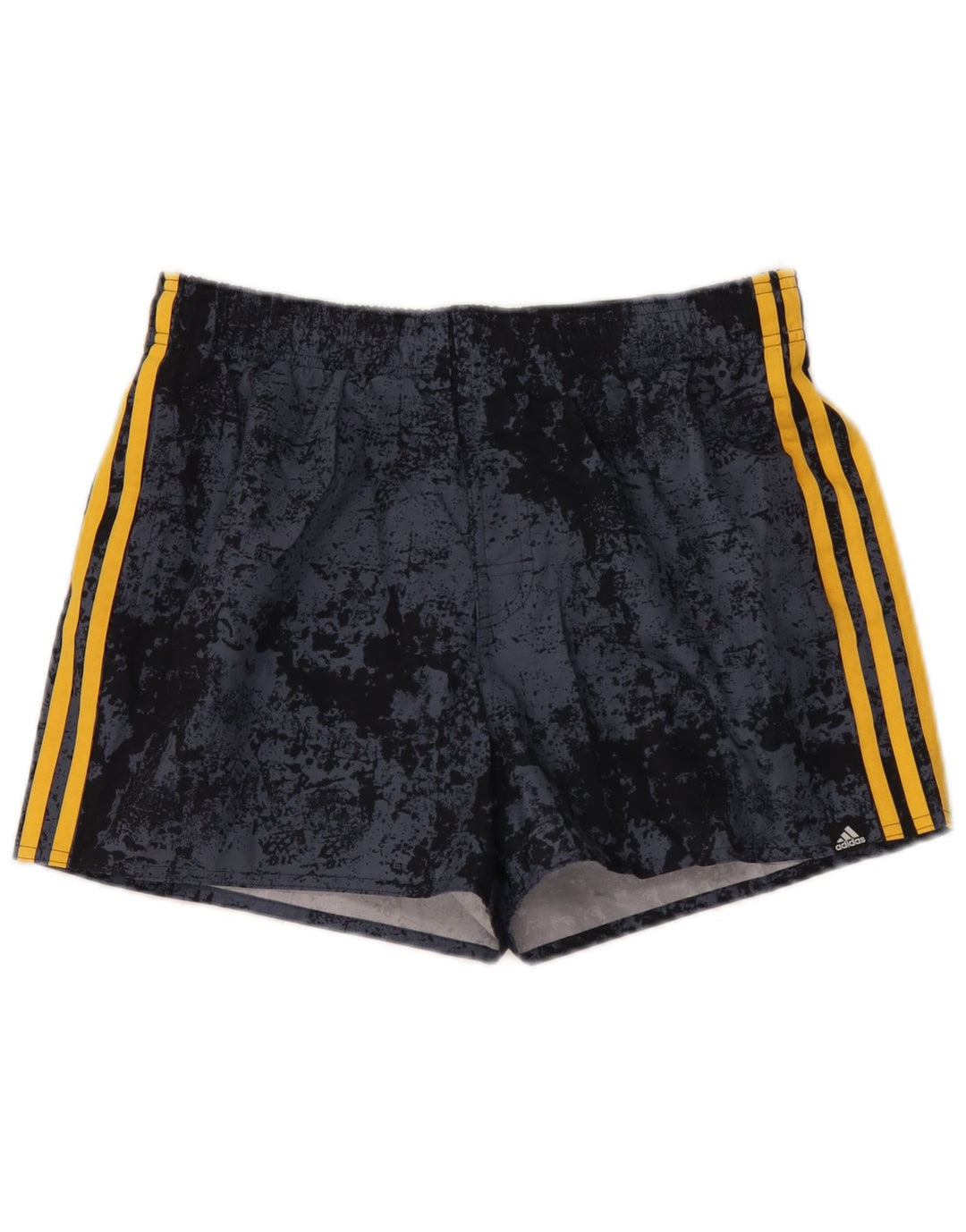 Pantaloncini sportivi da uomo Adidas in poliestere tie-dye grigio medio