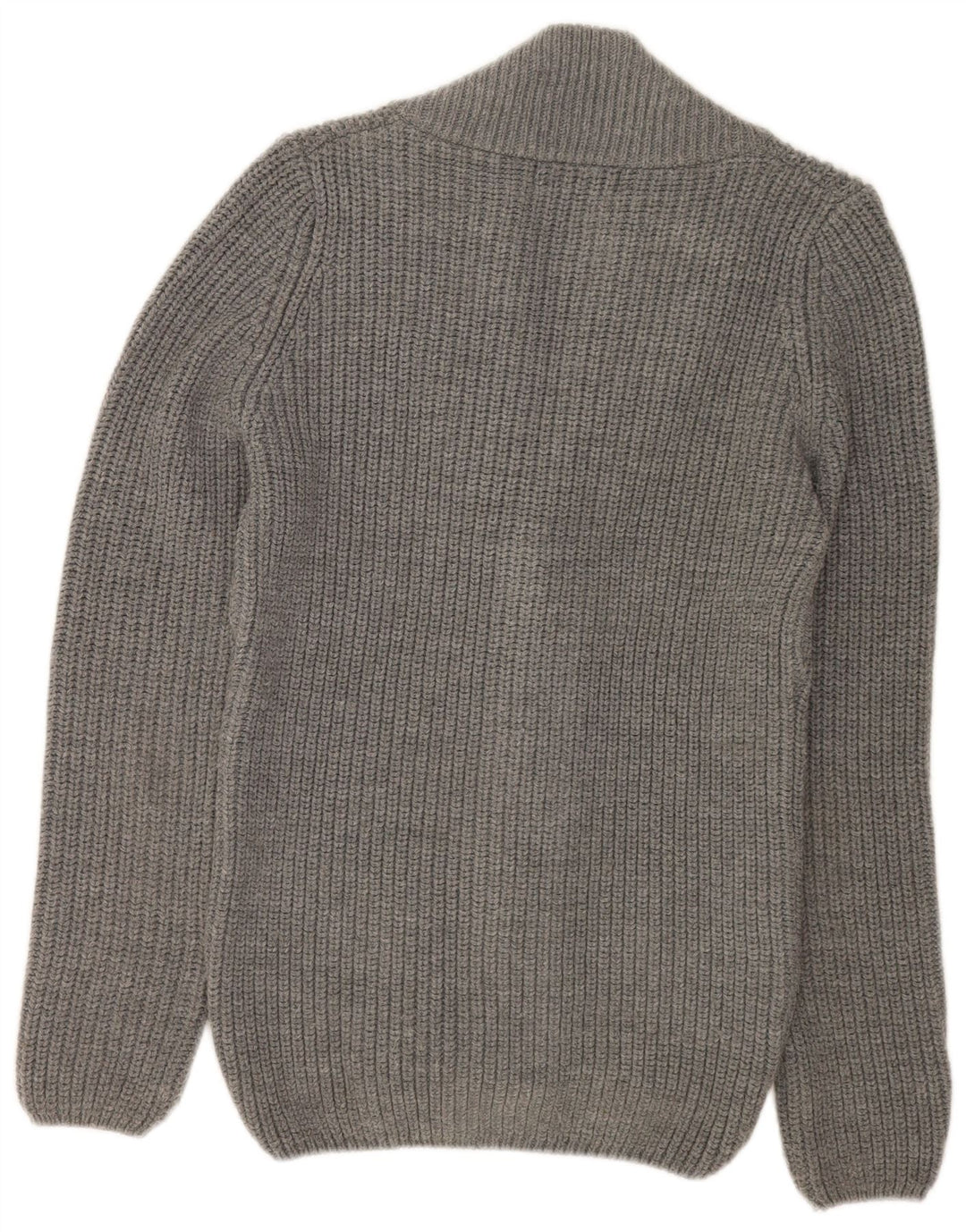 Maglione cardigan da uomo Zara grigio medio