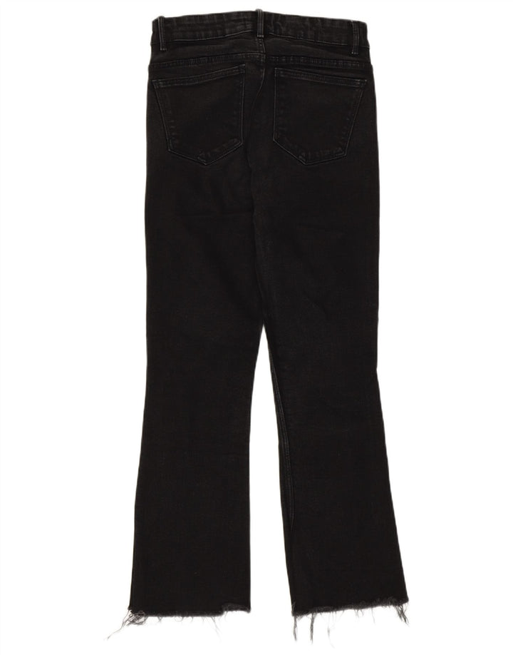 Jeans Bootcut da donna Zara EU 38 Small W28 L25 Cotone nero