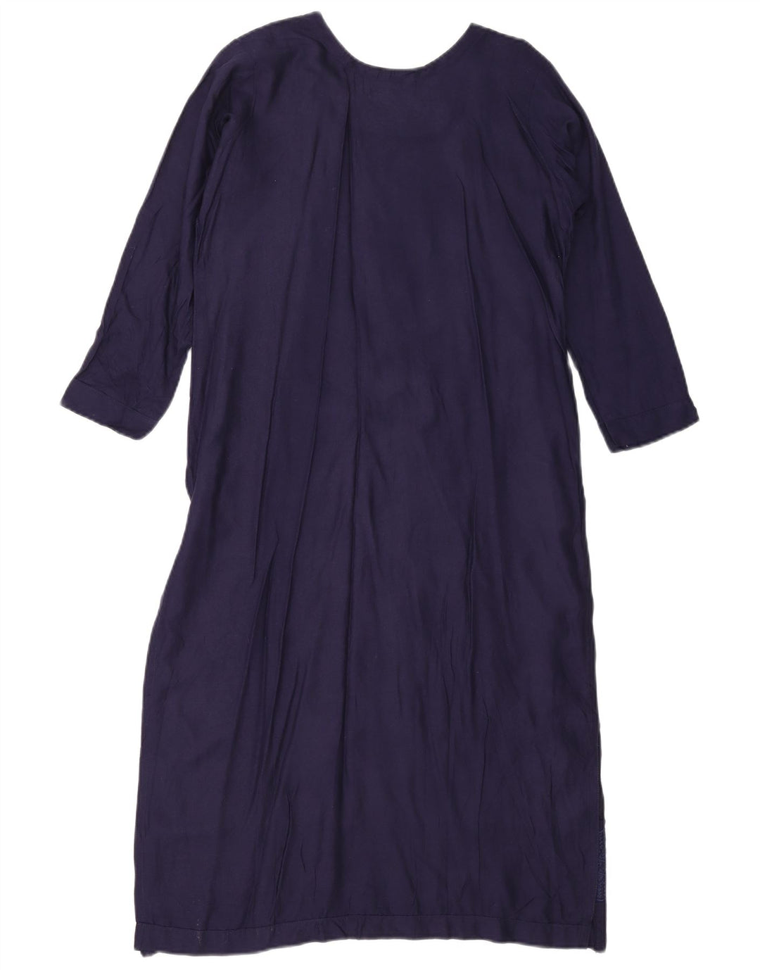 Abito a trapezio vintage da donna EU 38 medio blu navy geometrico