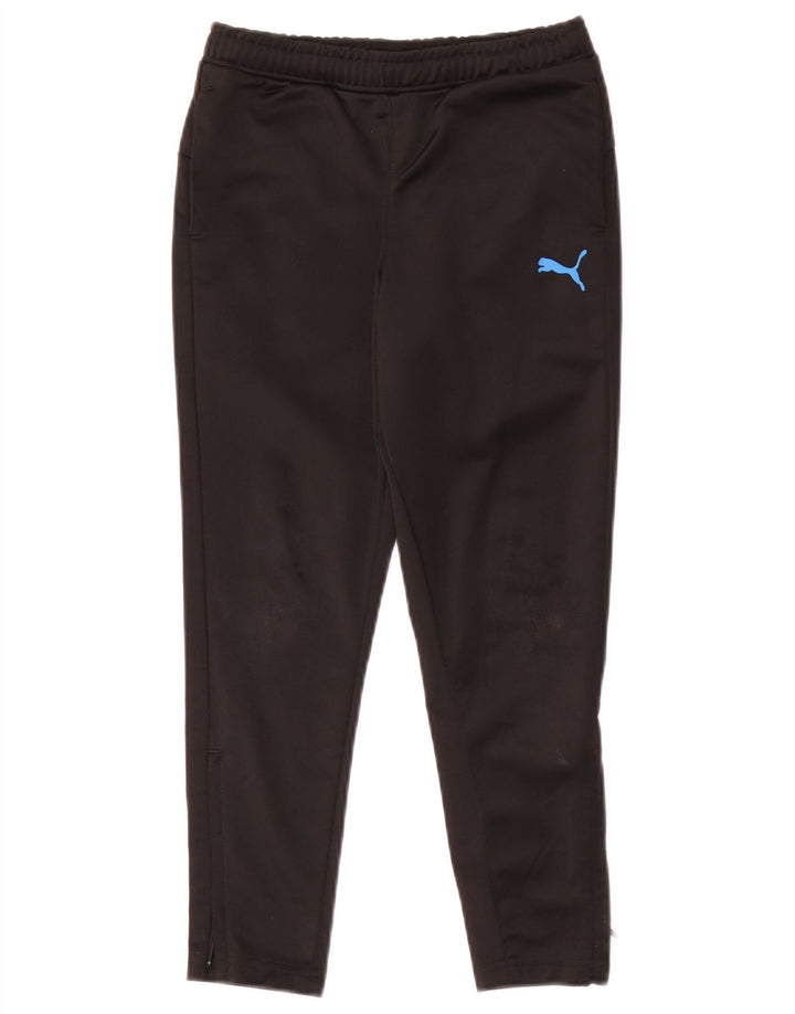 Pantaloni della tuta da ragazzo Puma 7-8 anni in poliestere nero