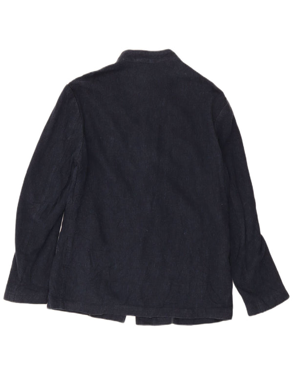 Borsone da uomo ZARA UK 38 Lino medio blu navy