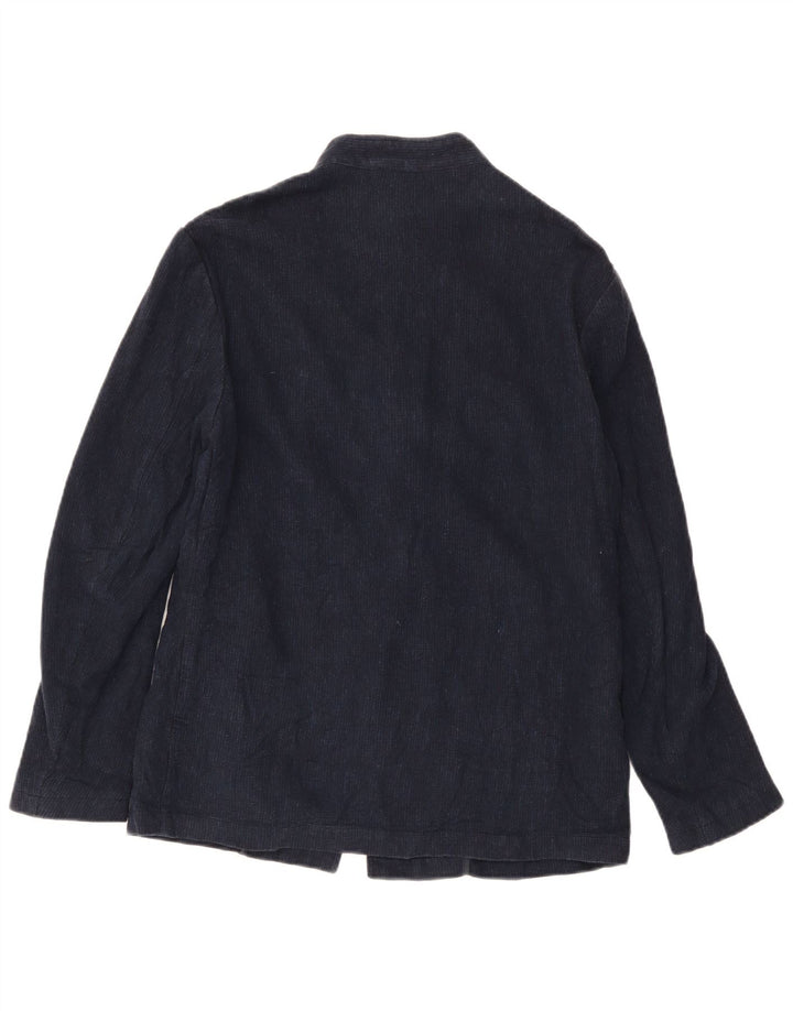 Borsone da uomo ZARA UK 38 Lino medio blu navy