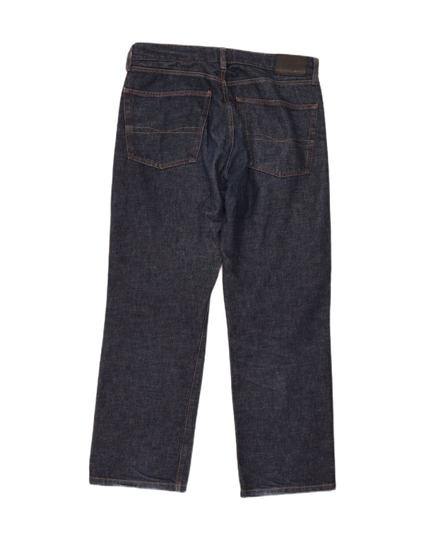 Hugo Boss Womens Straight Jeans W36 L30 Navy Blue Cotton