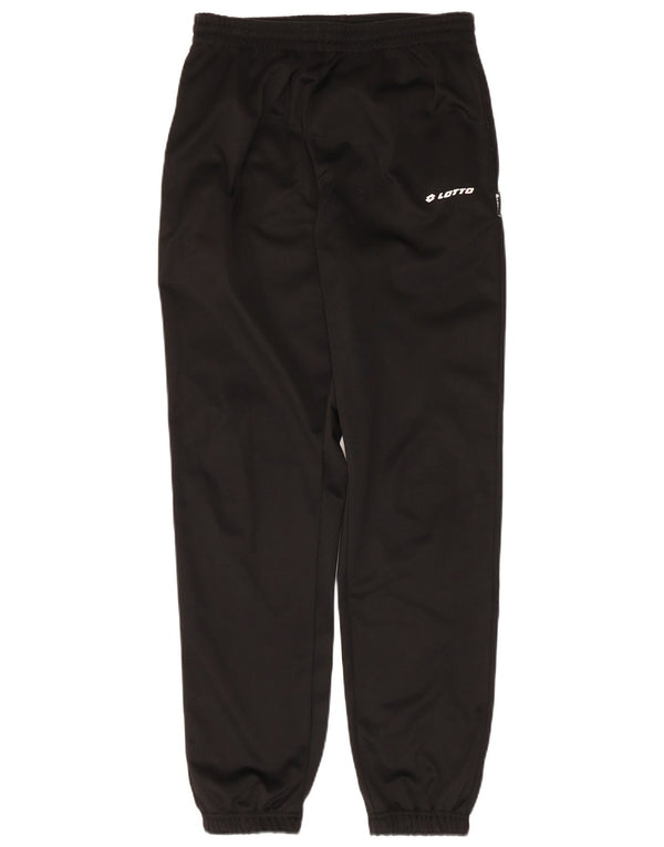 Pantaloni da tuta da uomo Lotto Joggers medio poliestere nero
