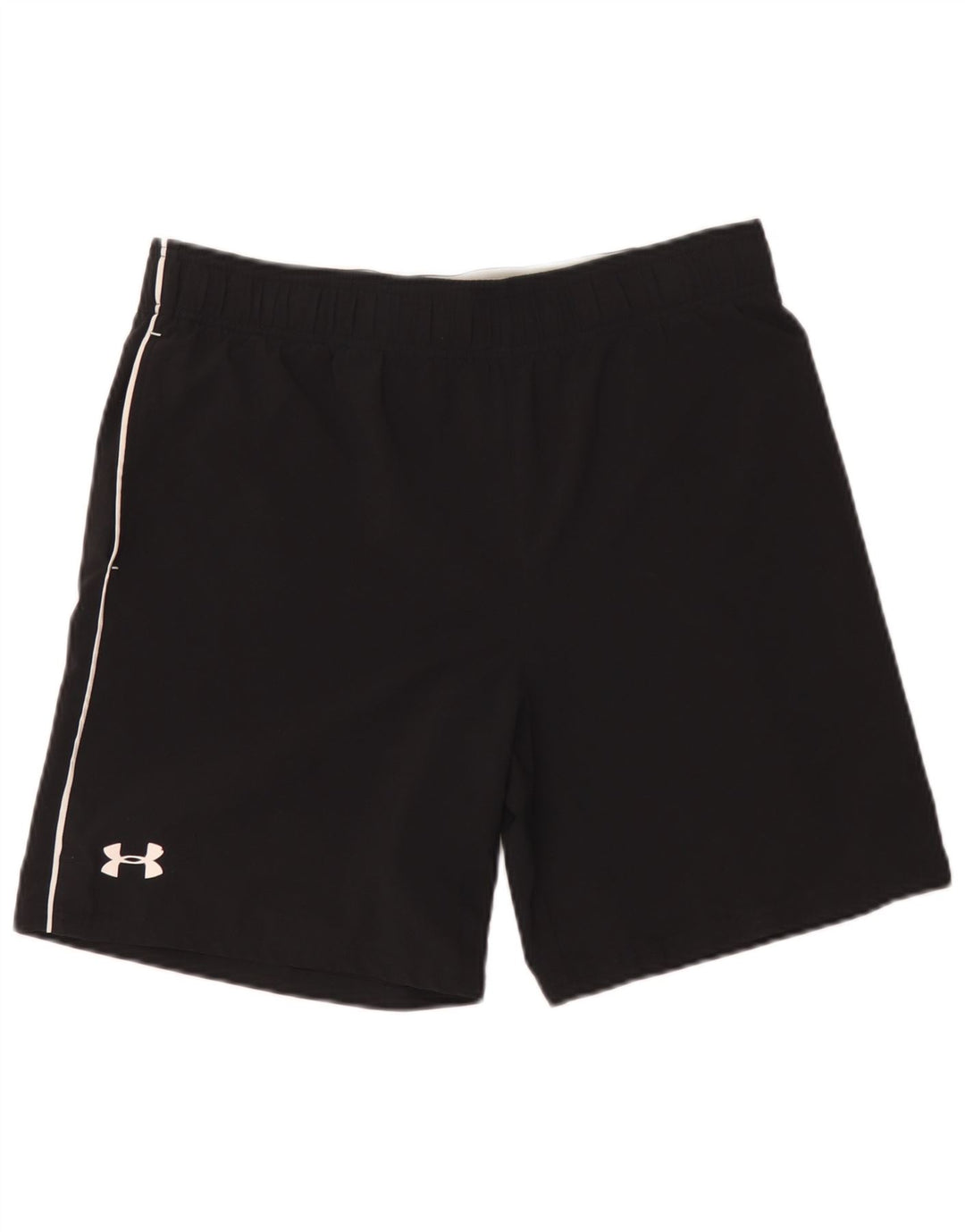 Pantaloncini sportivi grafici da uomo Under Armour poliestere medio nero