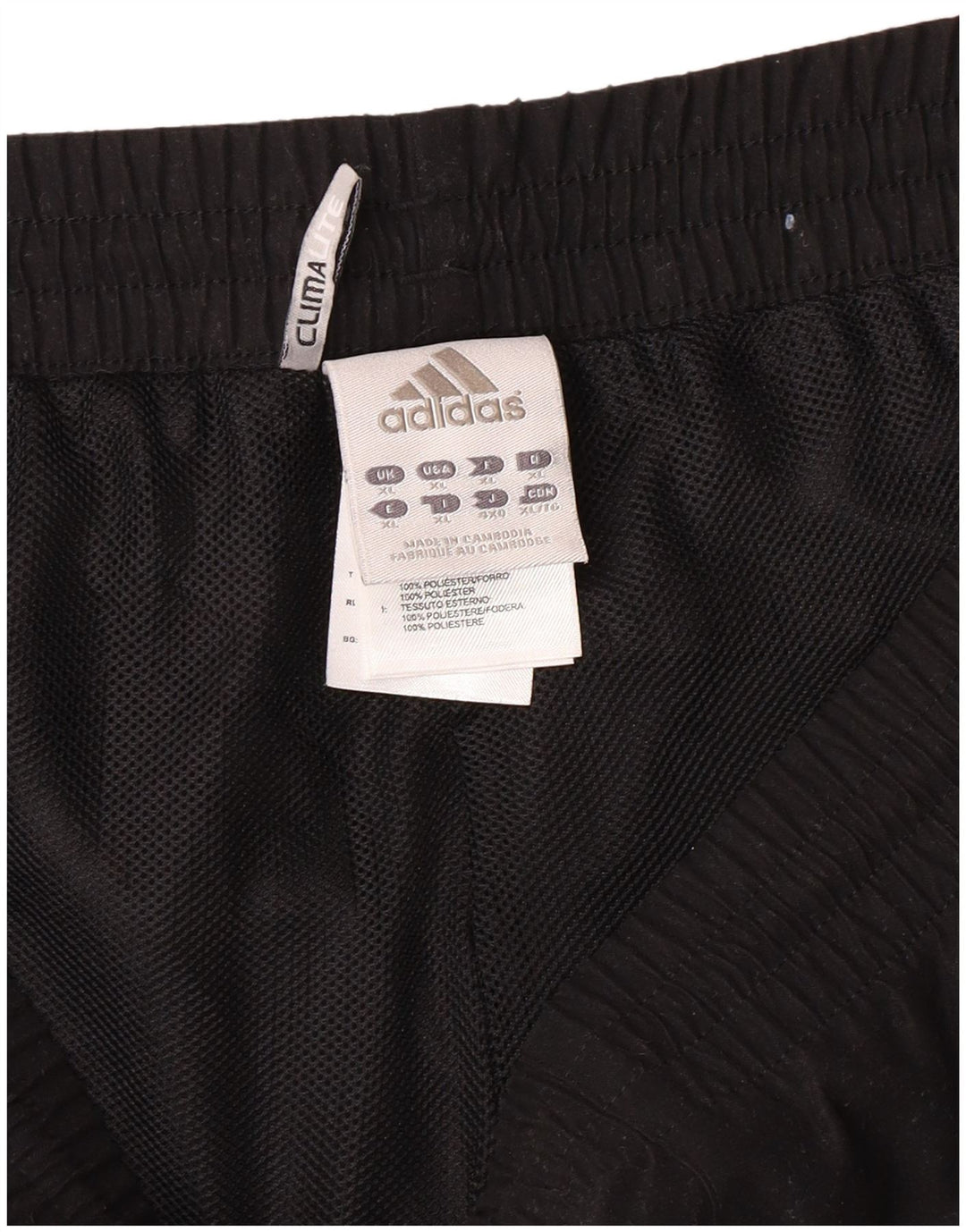 Pantaloncini sportivi da uomo Adidas XL Sport in poliestere nero