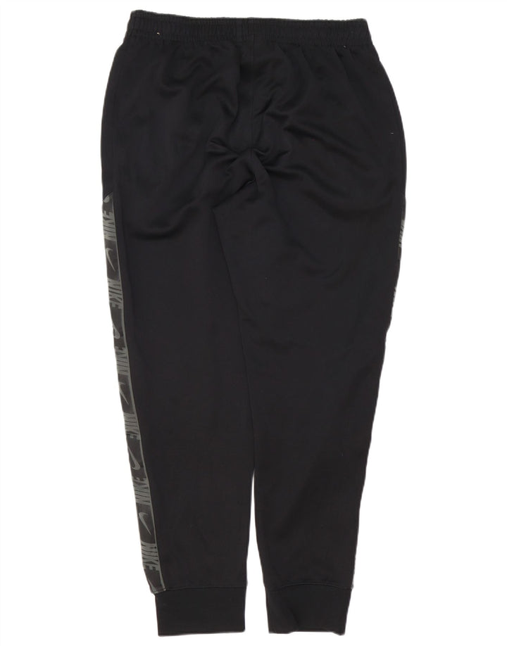 Pantaloni da tuta con grafica Nike da uomo, pantaloni da jogging, poliestere nero medio