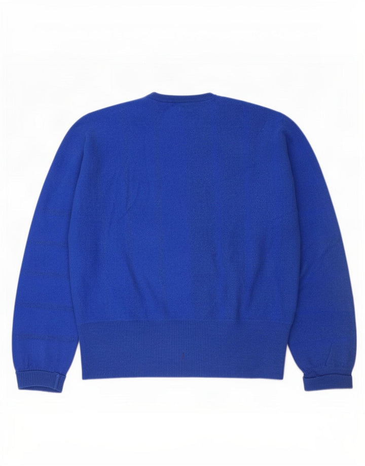 Maglione maglione girocollo oversize da donna Mapier UK 10 piccolo blu
