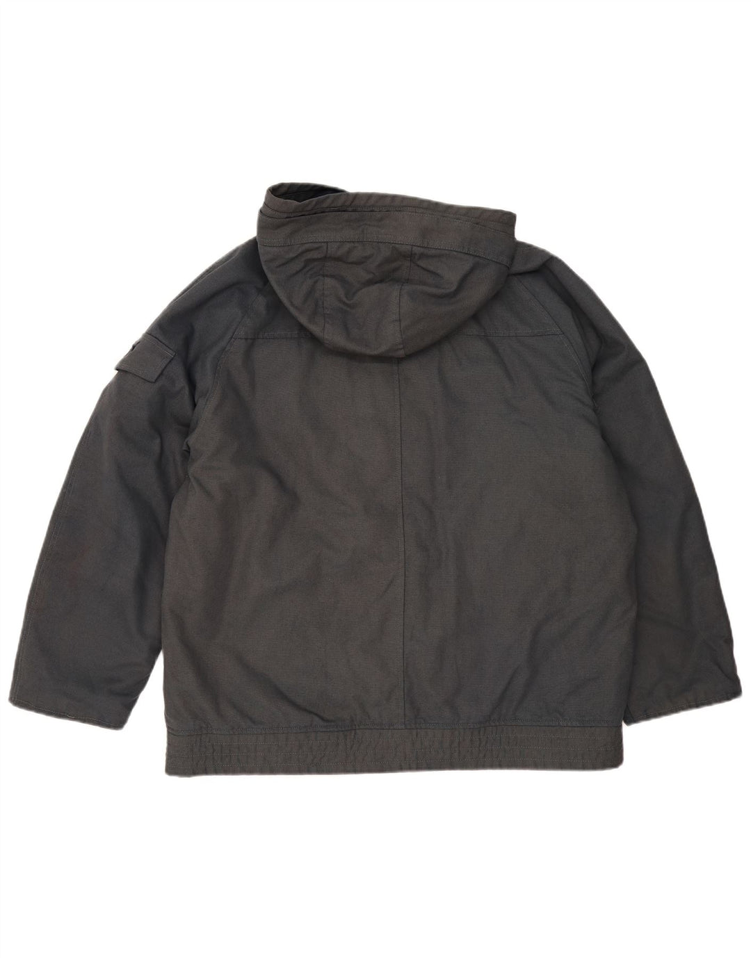 Giacca a vento con cappuccio da uomo Puma UK 40 grande cotone grigio