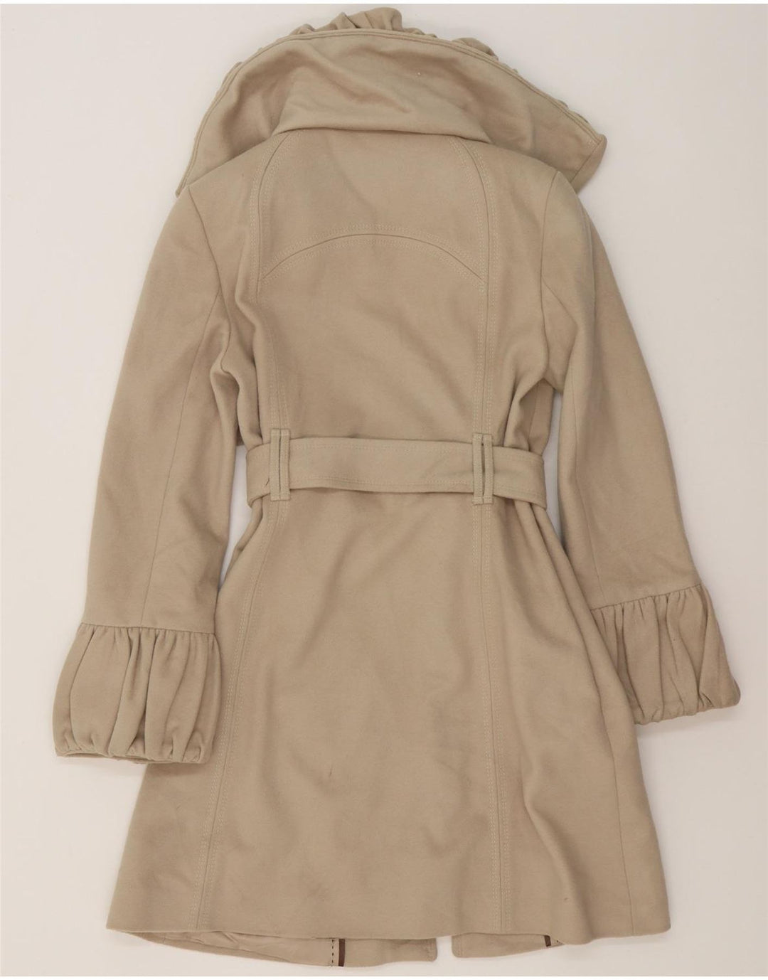 Trench da donna Zara UK 10 piccolo in lana grigia