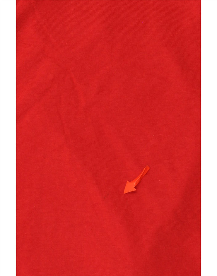 T-shirt uomo Kappa Top Large rossa in cotone