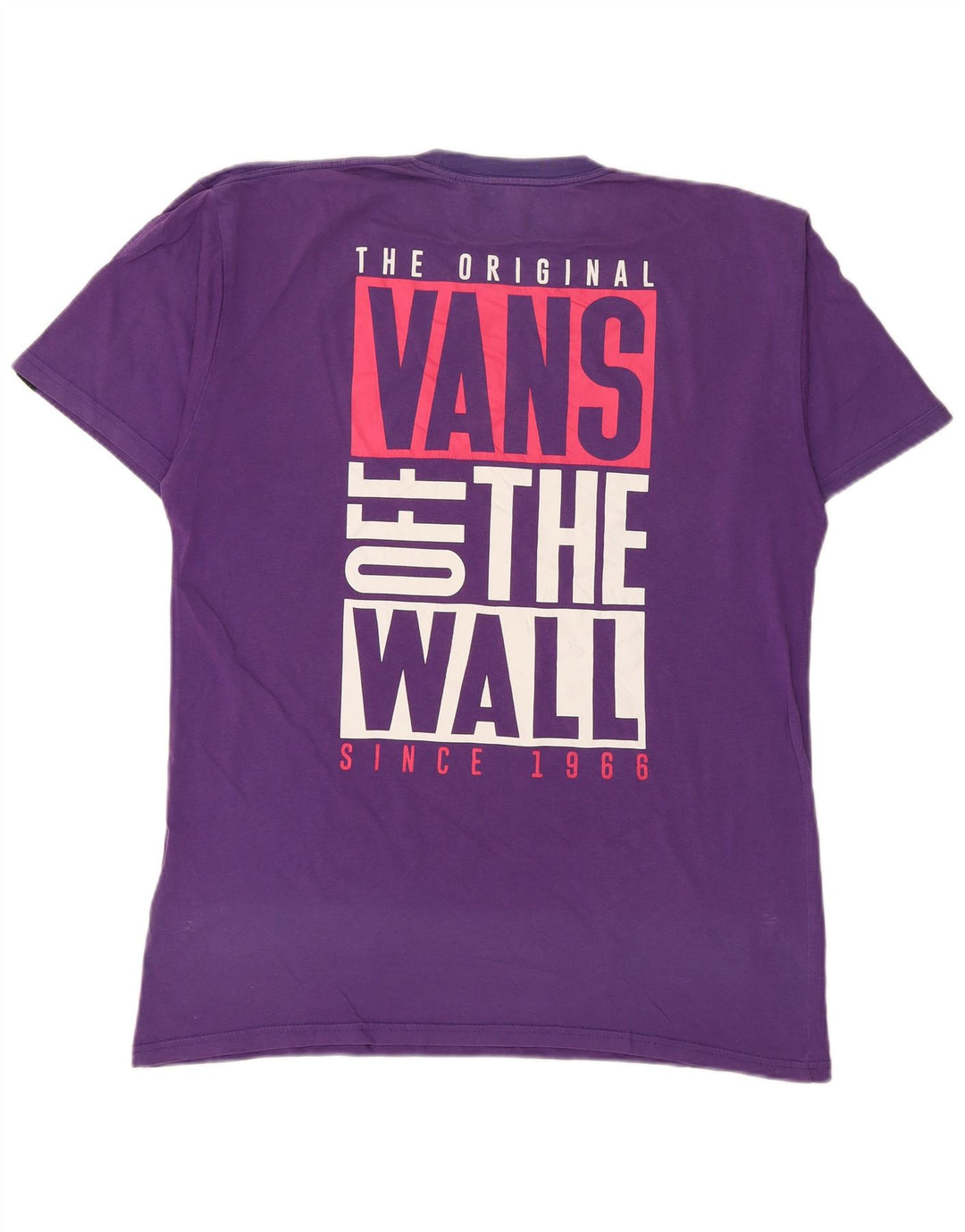 T-shirt grafica da uomo Classic Fit di Vans, taglia grande, in cotone viola