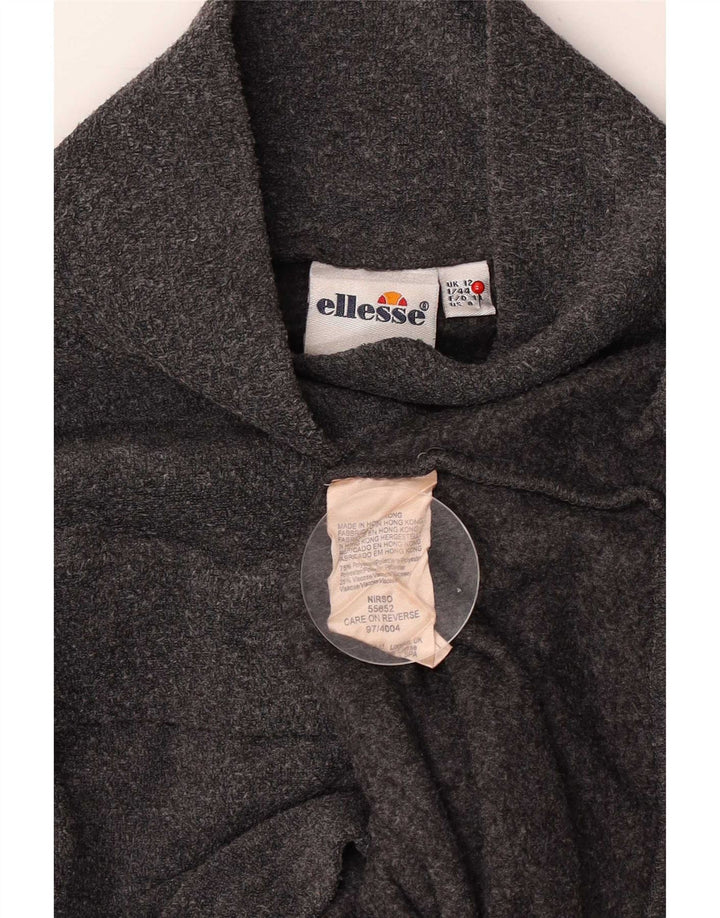 Maglione in pile da donna Ellesse UK 12 Poliestere grigio medio
