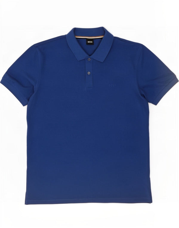 Polo da uomo Hugo Boss XL in cotone blu