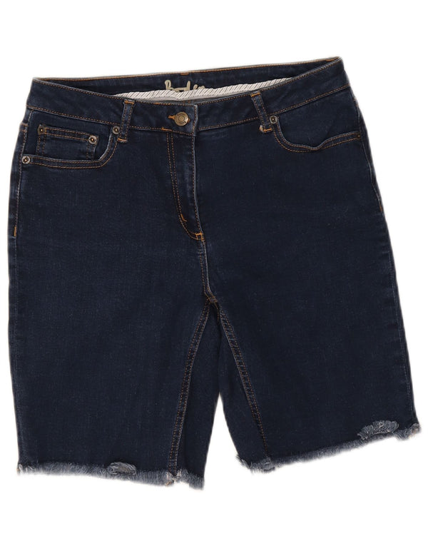 Pantaloncini di jeans da donna Boden UK 12 medi W28 cotone blu navy