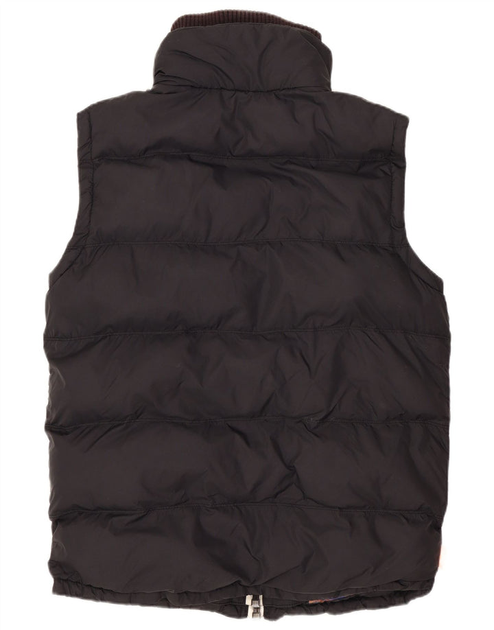 Gilet imbottito oversize da uomo Superdry UK 10 piccolo nylon nero