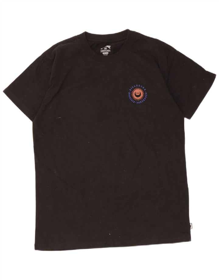 Maglietta grafica da uomo Billabong Top in cotone nero medio
