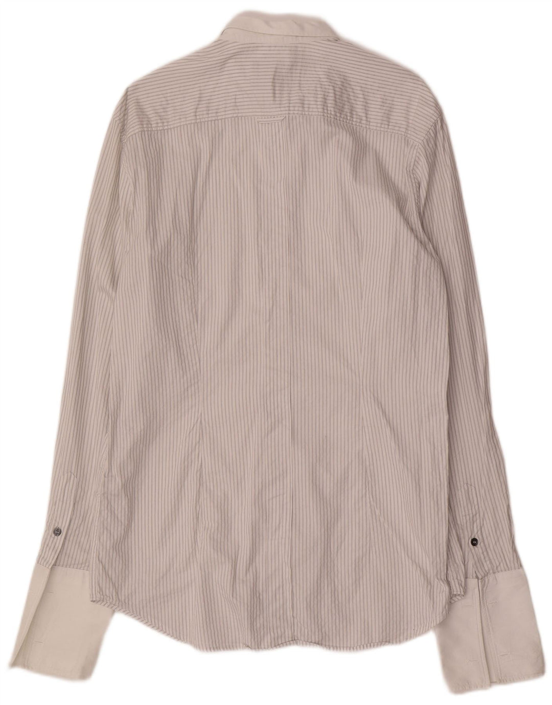 DOLCE & GABBANA Camicia formale George da uomo taglia 17 43 XL a righe bianche