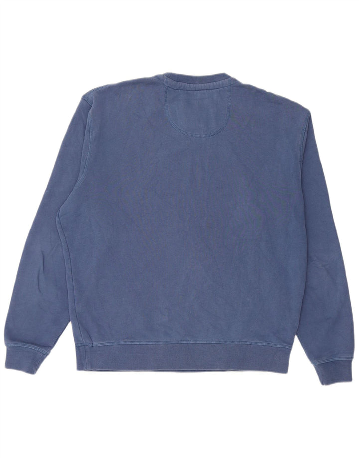 Felpa grafica da uomo Jack Wills, maglione, cotone blu medio