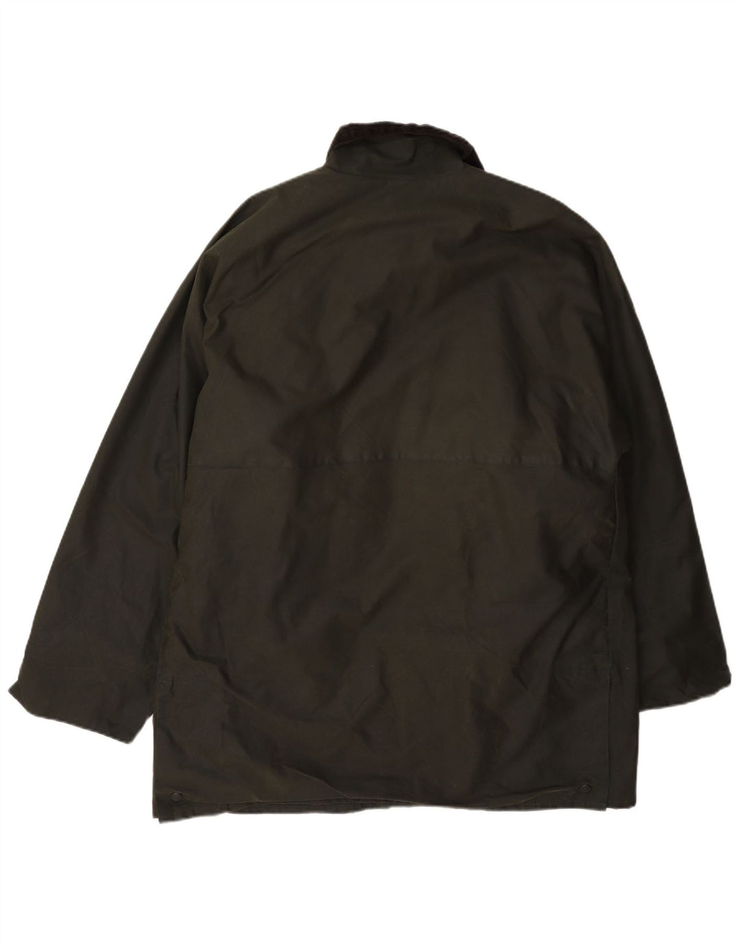 Giacca vintage da uomo in cotone cerato UK 40 grande verde