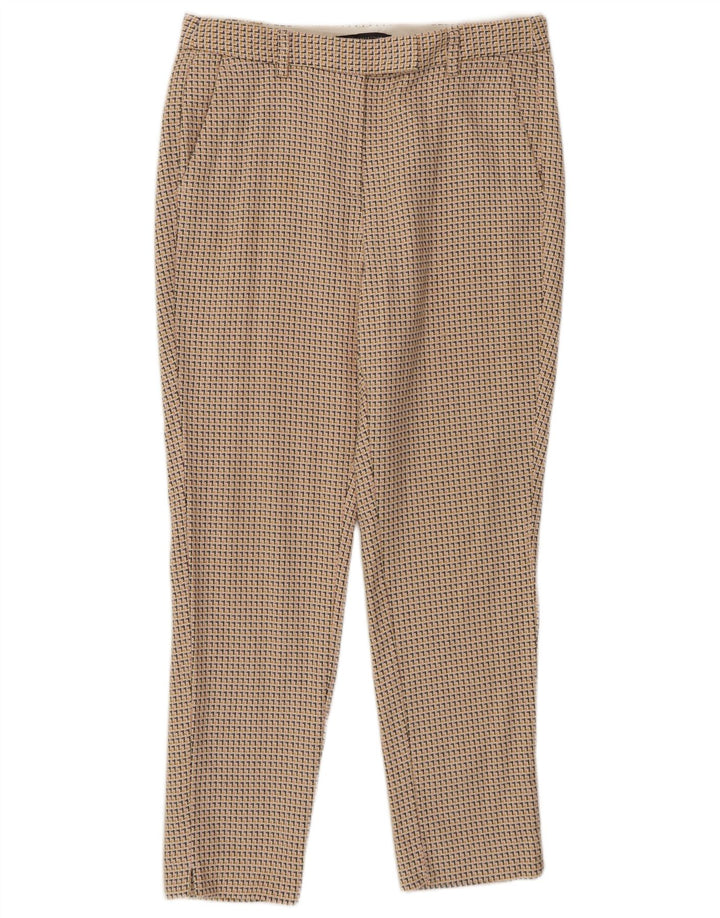 Pantaloni cropped Marks & Spencer da donna con motivo astratto UK 12 Medium W30 L
