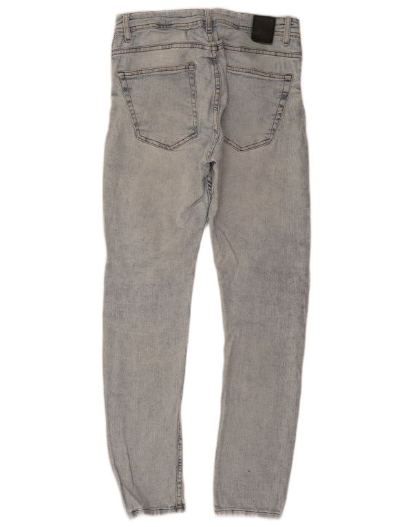 Jeans slim da uomo Zara EU 42 Large W32 L29 Blu