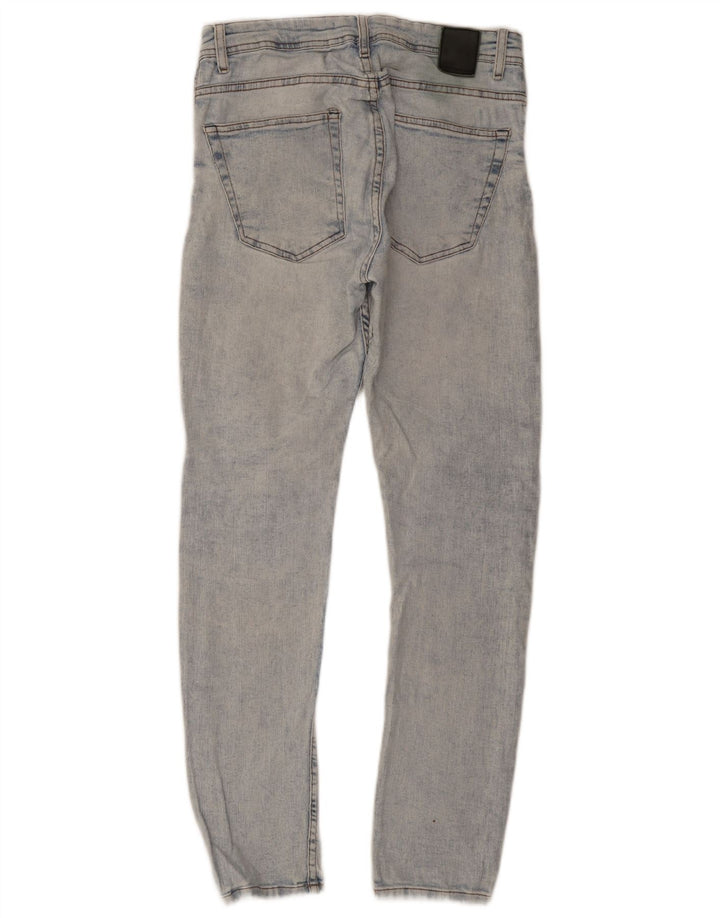 Jeans slim da uomo Zara EU 42 Large W32 L29 Blu
