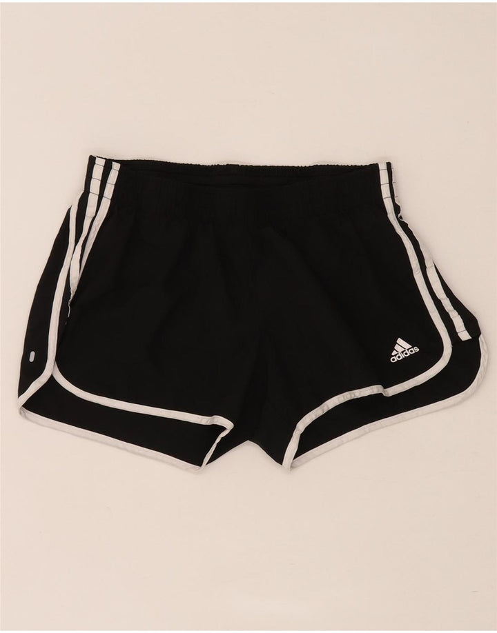 Pantaloncini sportivi Adidas Primegreen da donna UK 14 poliestere nero medio