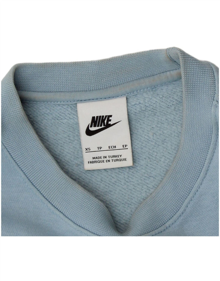 Felpa Nike Uomo Maglia XS Blu Cotone