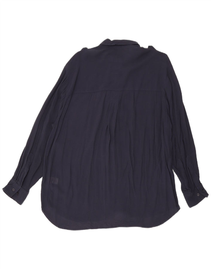 Camicetta da donna French Connection UK 12 Viscosa media blu navy