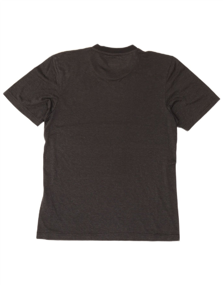 T-shirt ADIDAS da uomo Climalite Top piccola in poliestere grigio