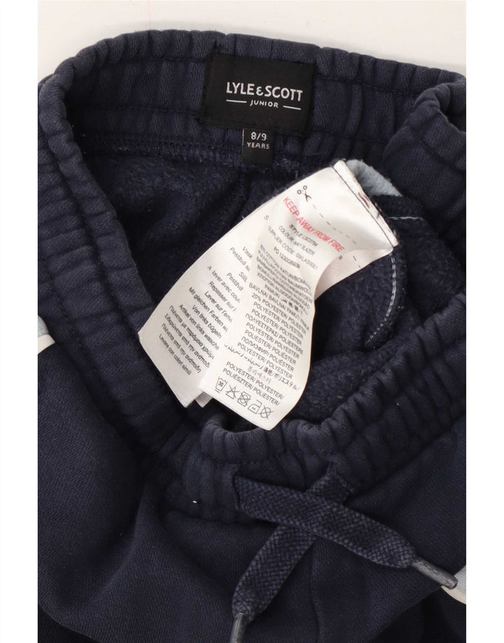 Lyle & Scott Pantaloni da tuta da ragazzo Joggers 8-9 anni Blu navy