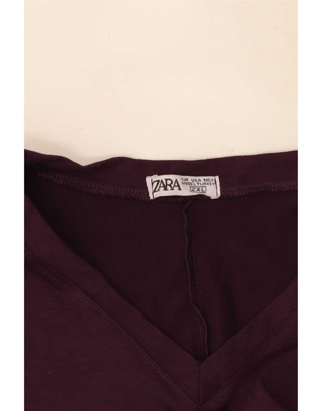 T-shirt oversize da donna Zara UK 20 2XL Viola