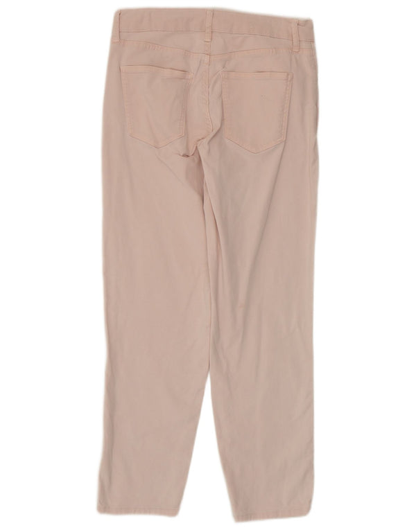 BODEN Jeans dritti slim da donna UK 12 Medio W30 L27 Cotone rosa