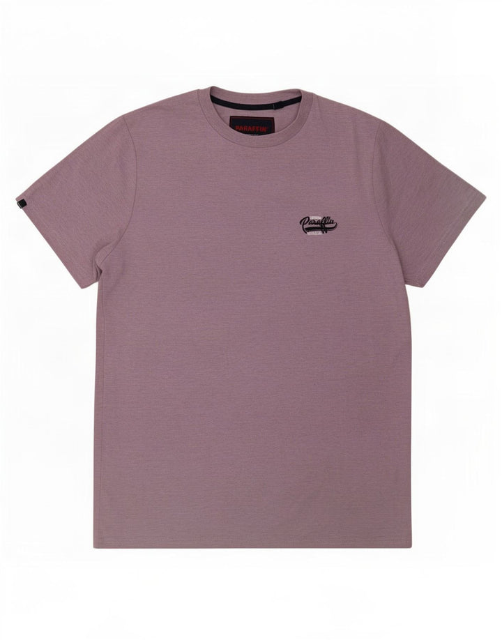 T-shirt da uomo Paraffin Top grande in poliestere viola