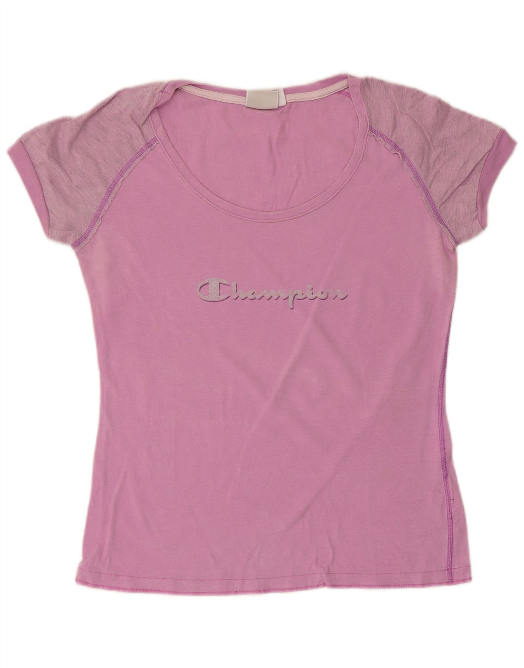 T-shirt grafica da donna Champion Top UK 12 rosa medio