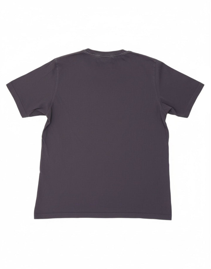 ADIDAS Mens T-Shirt Top Large Navy Blue Cotton