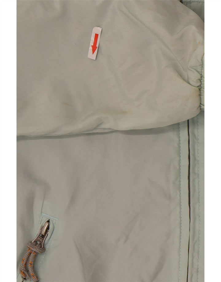 Giacca antipioggia geografica da uomo Napapijri UK 38 nylon verde medio