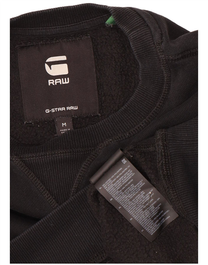 Felpa da uomo G-STAR Maglione medio cotone nero